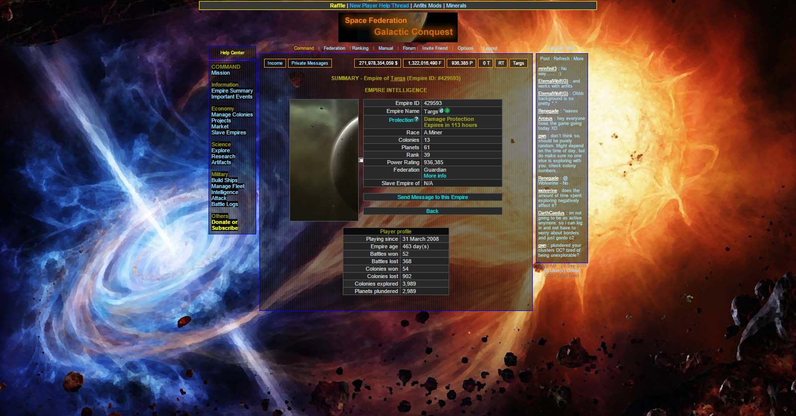 Galactic Conquest: Orange/Blue