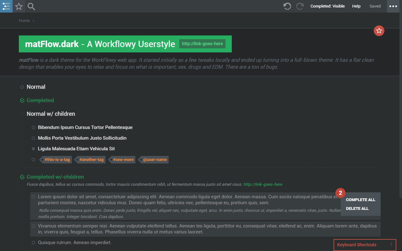 matFlow.dark [WorkFlowy]
