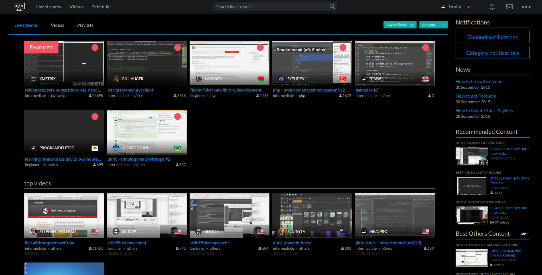 Livecoding.TV Dark Theme