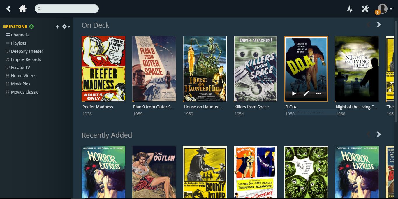 Plex Web App Blue / Grey Skin