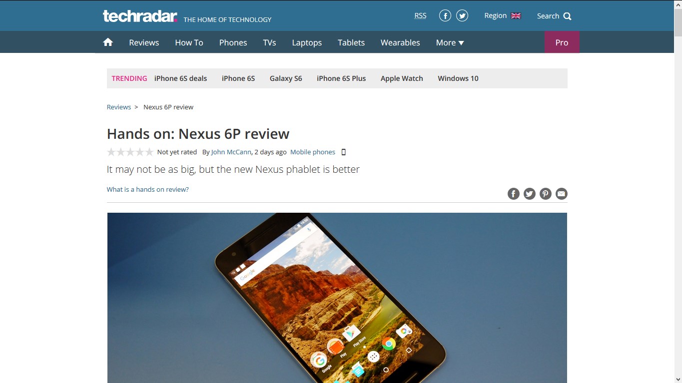 TechRadar - Less clutter