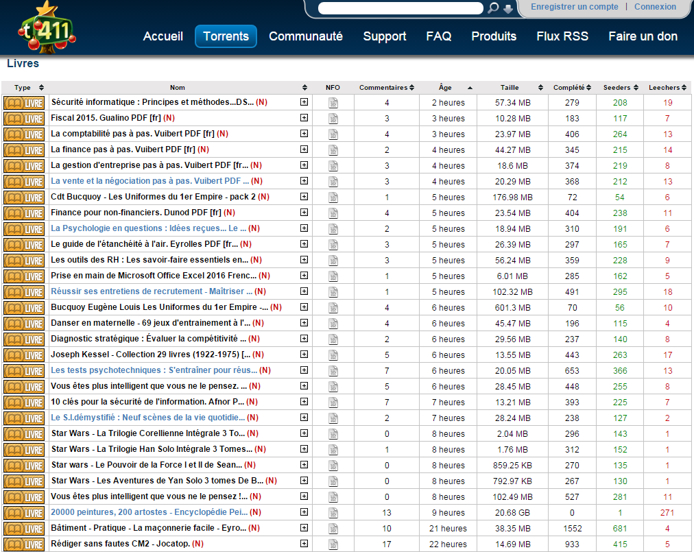 T411 - Menu Flottant