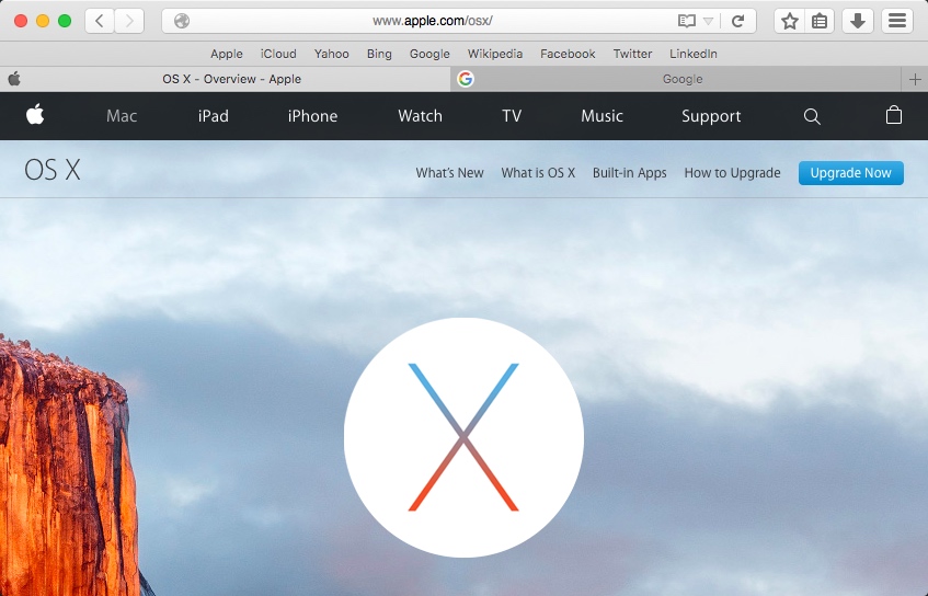 Firefox OS X El Capitan