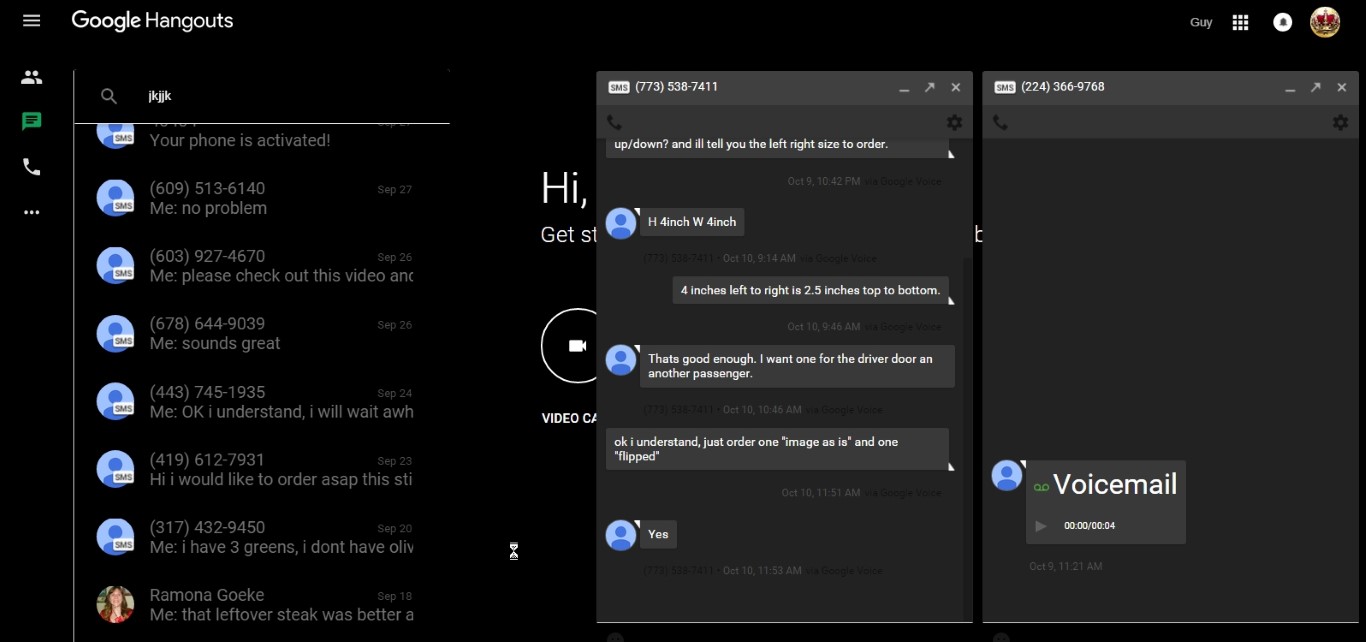 Hangouts Black V2.0