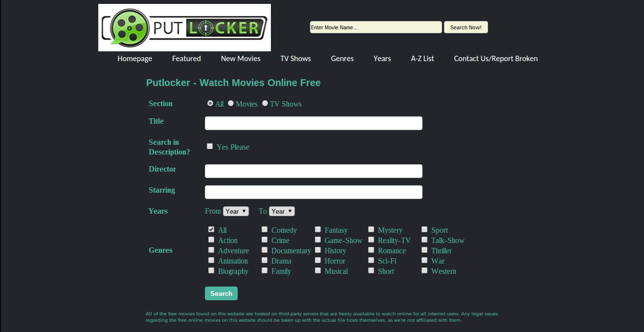 Putlocker Clean & Dark