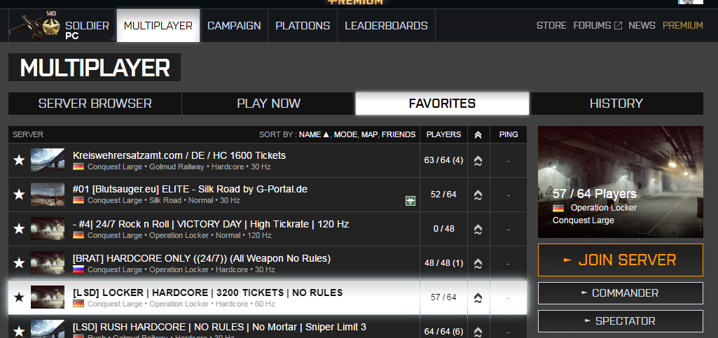 battlefield 4 battlelog minimal
