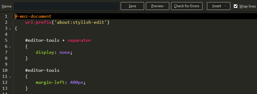 Stylish Editor Slim
