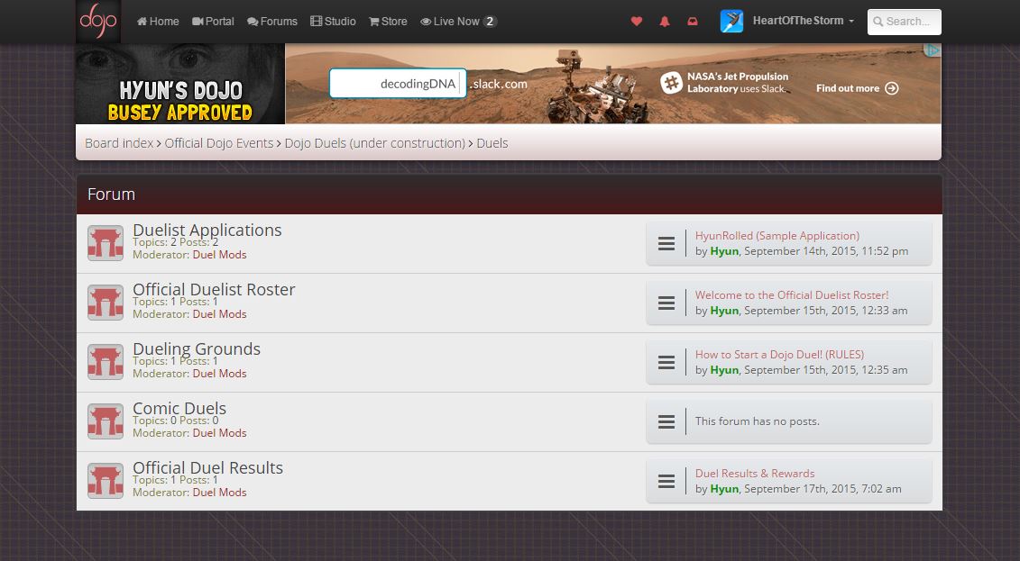 Dojo Slightly Different