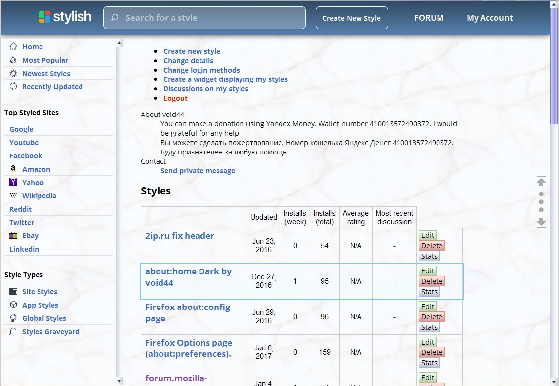 userstyles.org and forum.userstyles.org