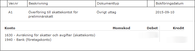 Visma eAccounting Print Voucher (Verifikat)