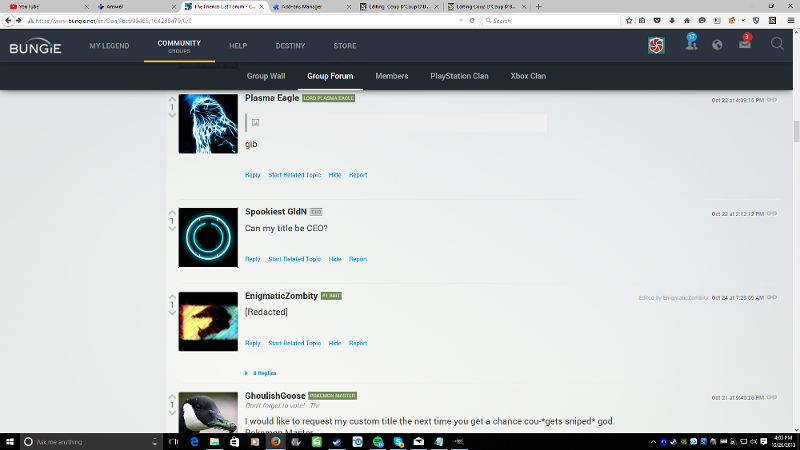 Coup D'Coup D'Bungie 2.0