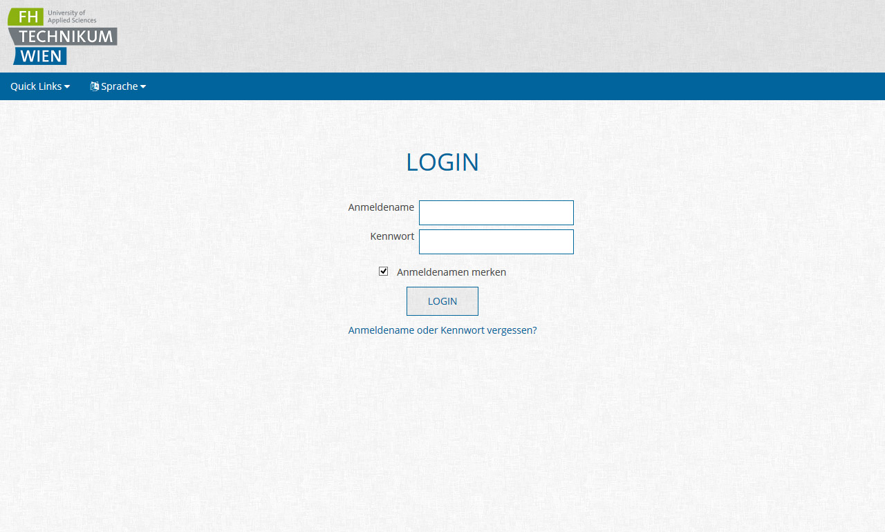 FH Technikum Moodle Restyle