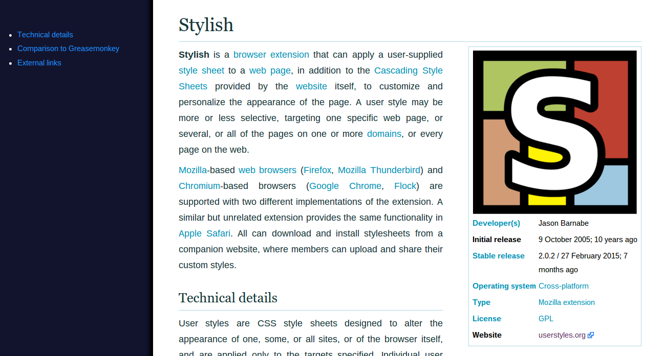 Minimalistic Wikipedia