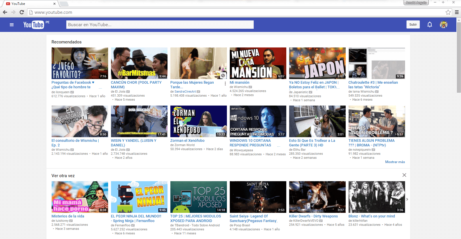 YouTube - Indigo theme by Aran