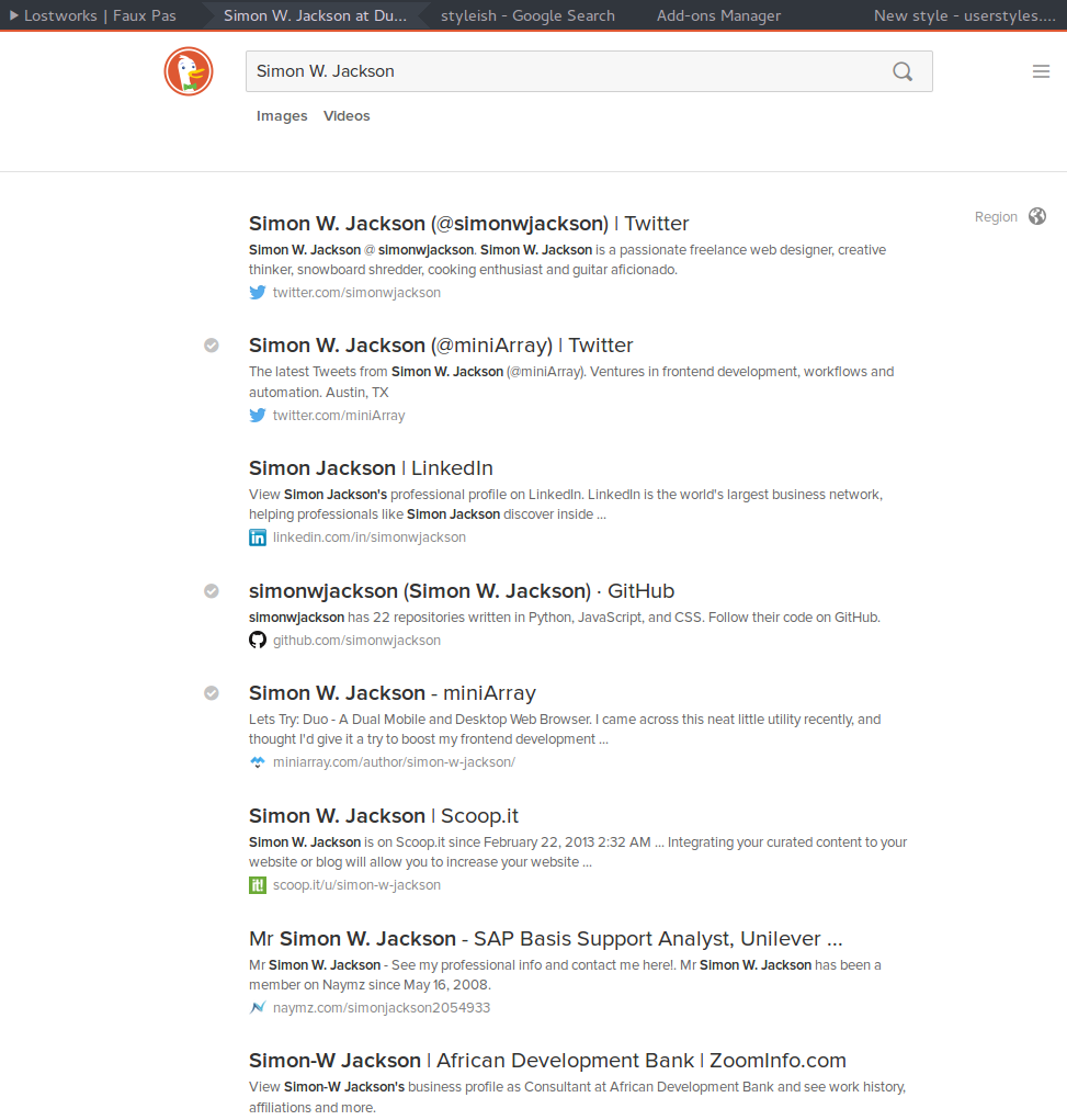 Project Align: duckduckgo