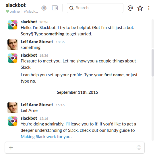 Slack: Hide sidebar when window is narrow