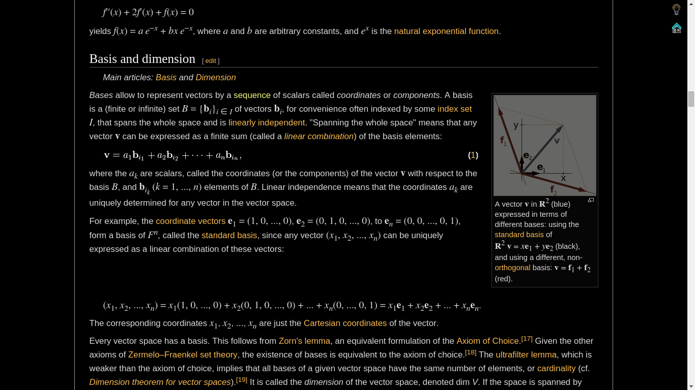 Wikipedia - Clean, readable: Dark Fork