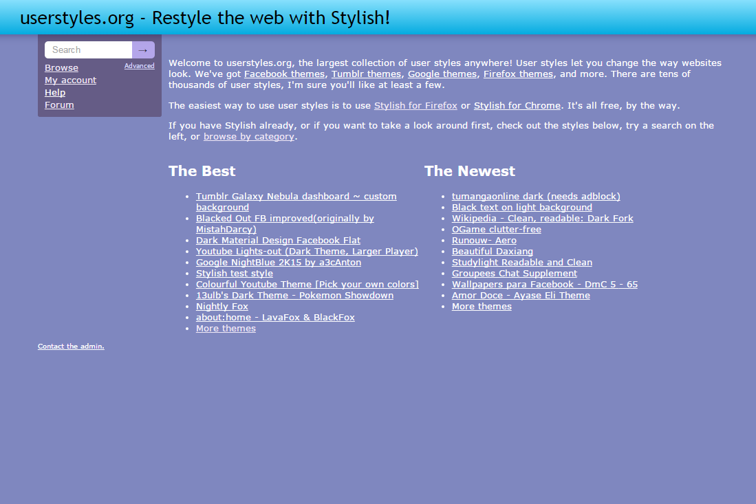 userstyles² blue [alpha]
