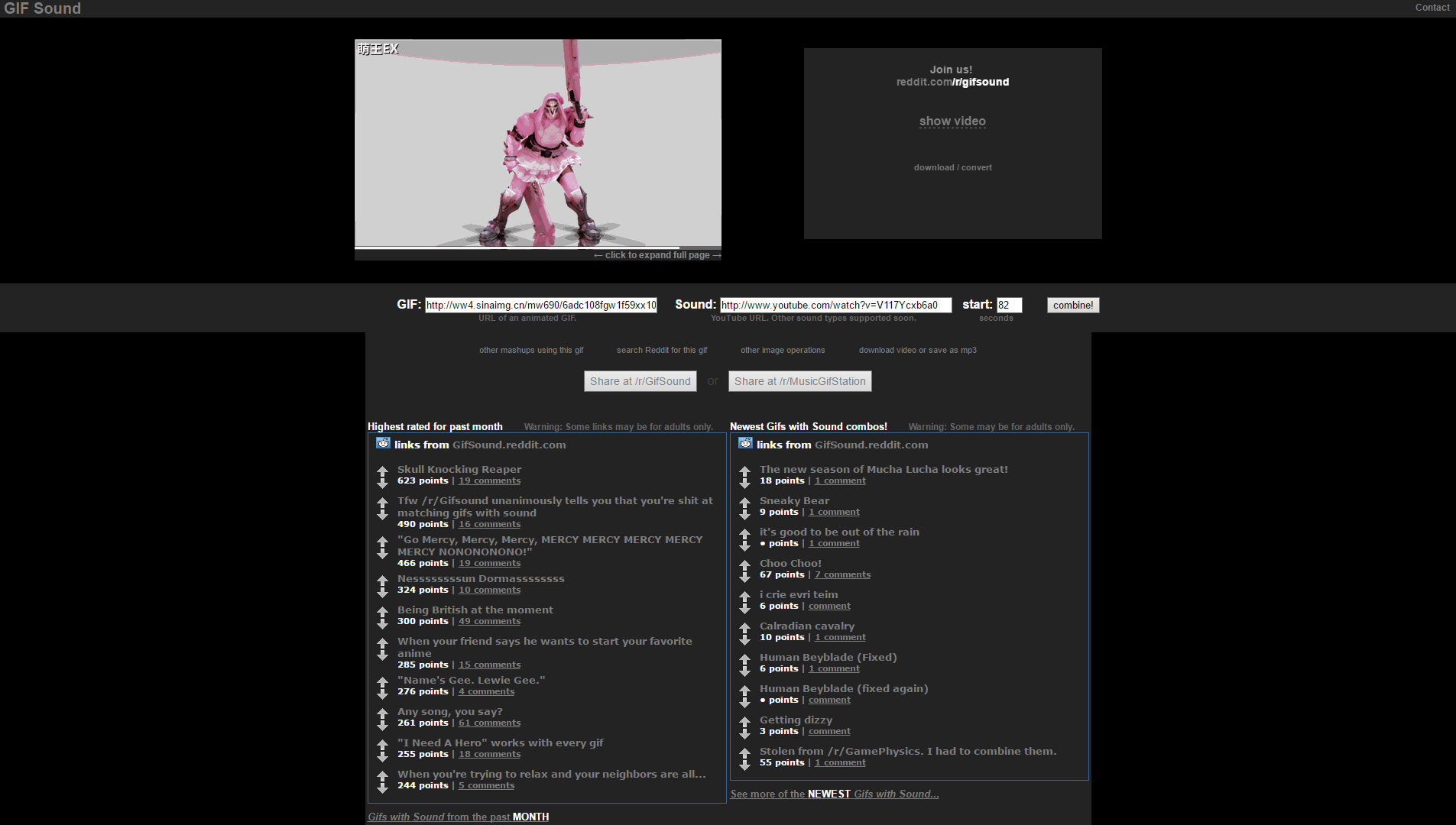 Dark Mode For Gifsound.com - NVWK - v0.2