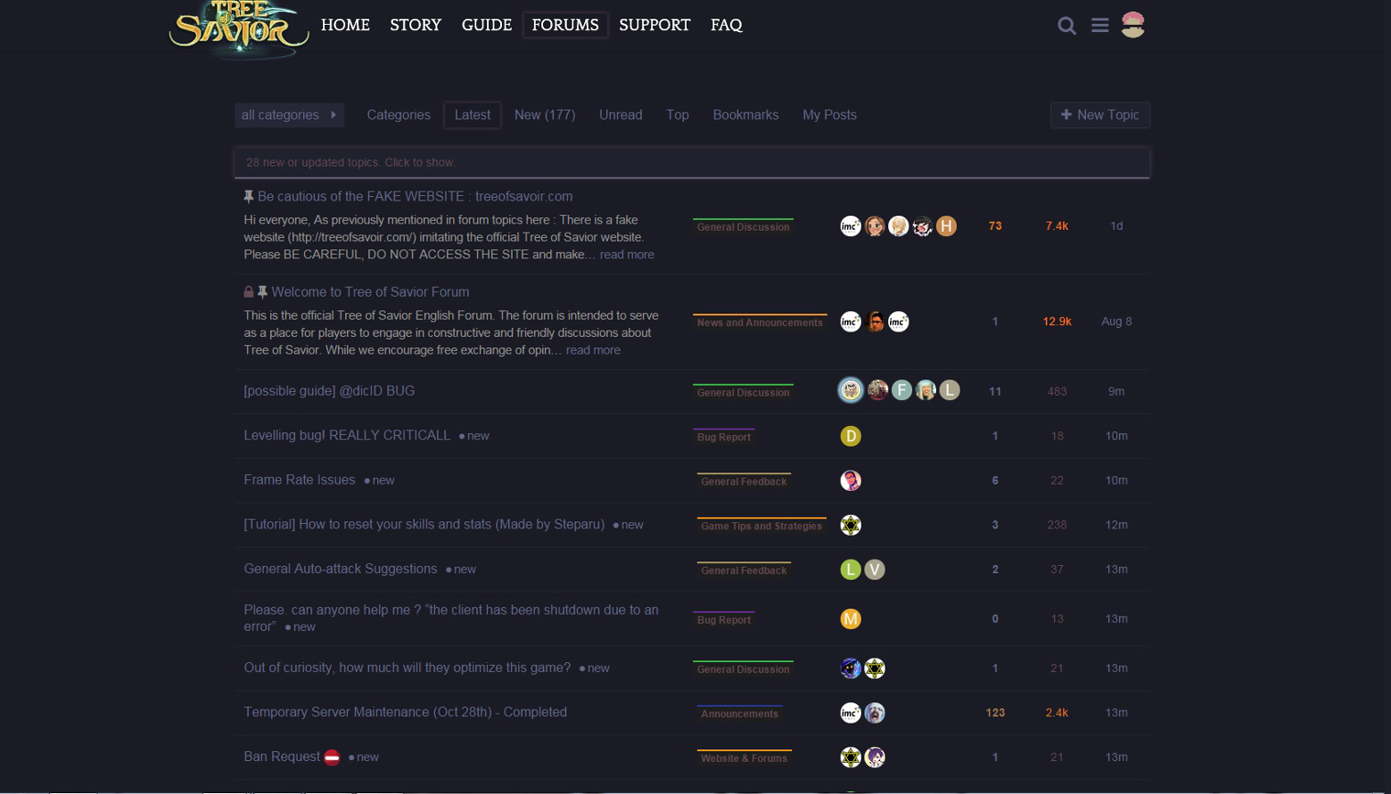 Tree of Savior - Dark Forum