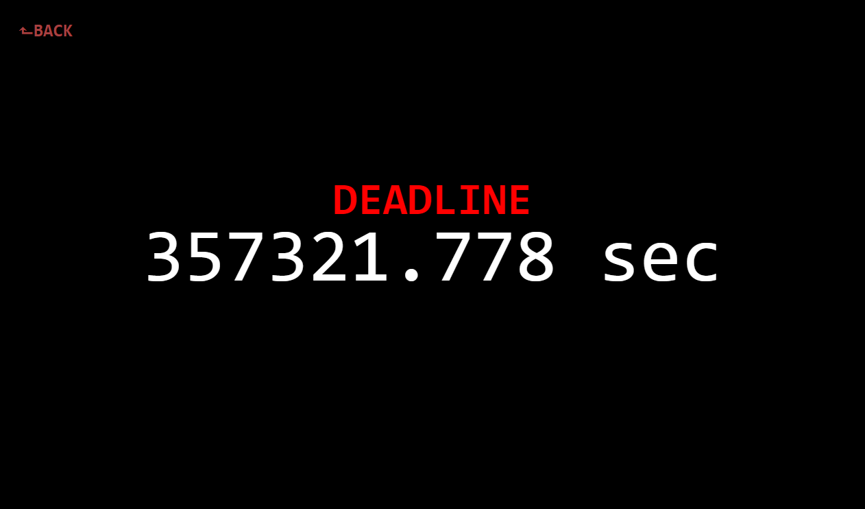 ProgTest Big Countdown