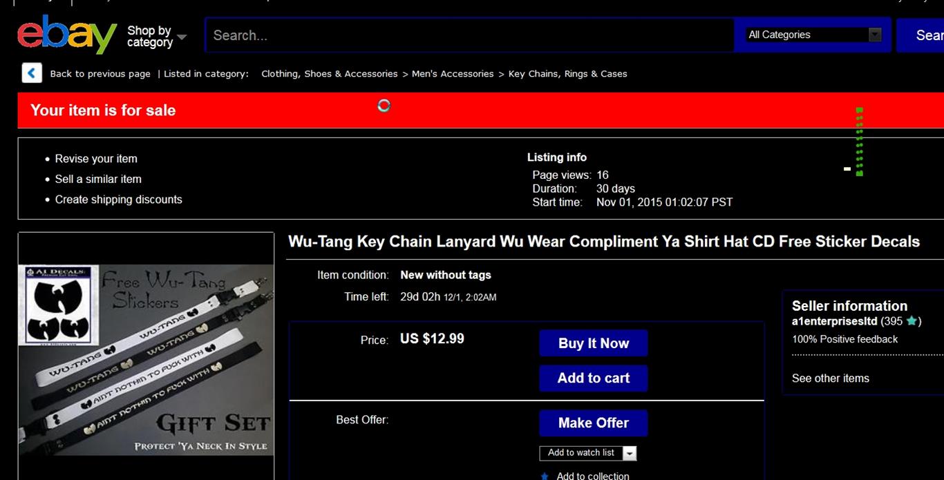 eBay Dark Black Midnight Smacked