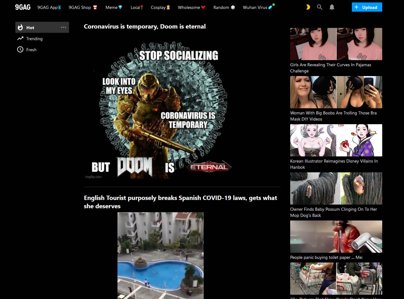 9gag.com, no advertising!
