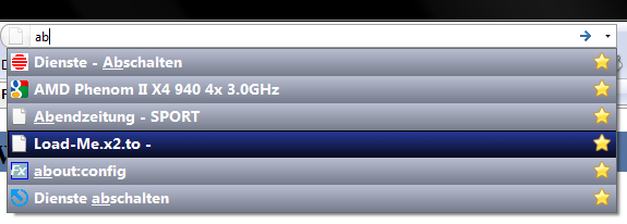 Firefox 3.5 - Awesome Bar - SilverFox