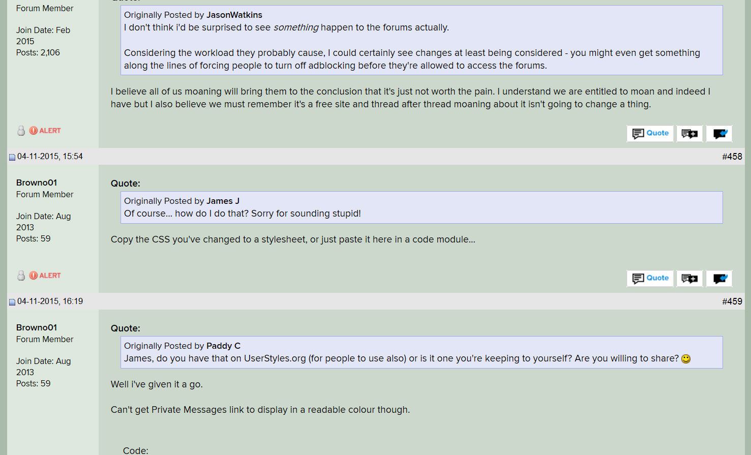 Digital Spy forum Teal .. albertd