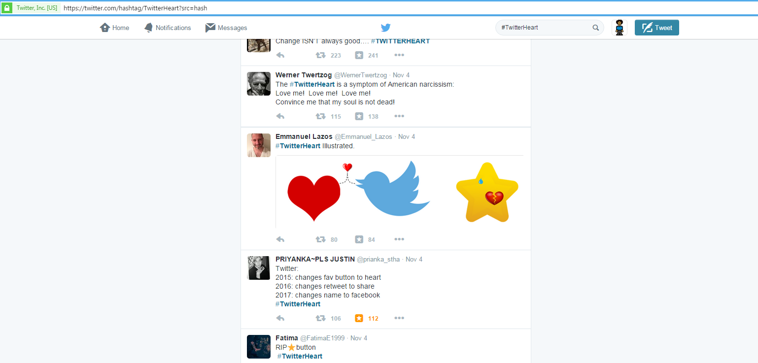 Twitter Heart 2 Star