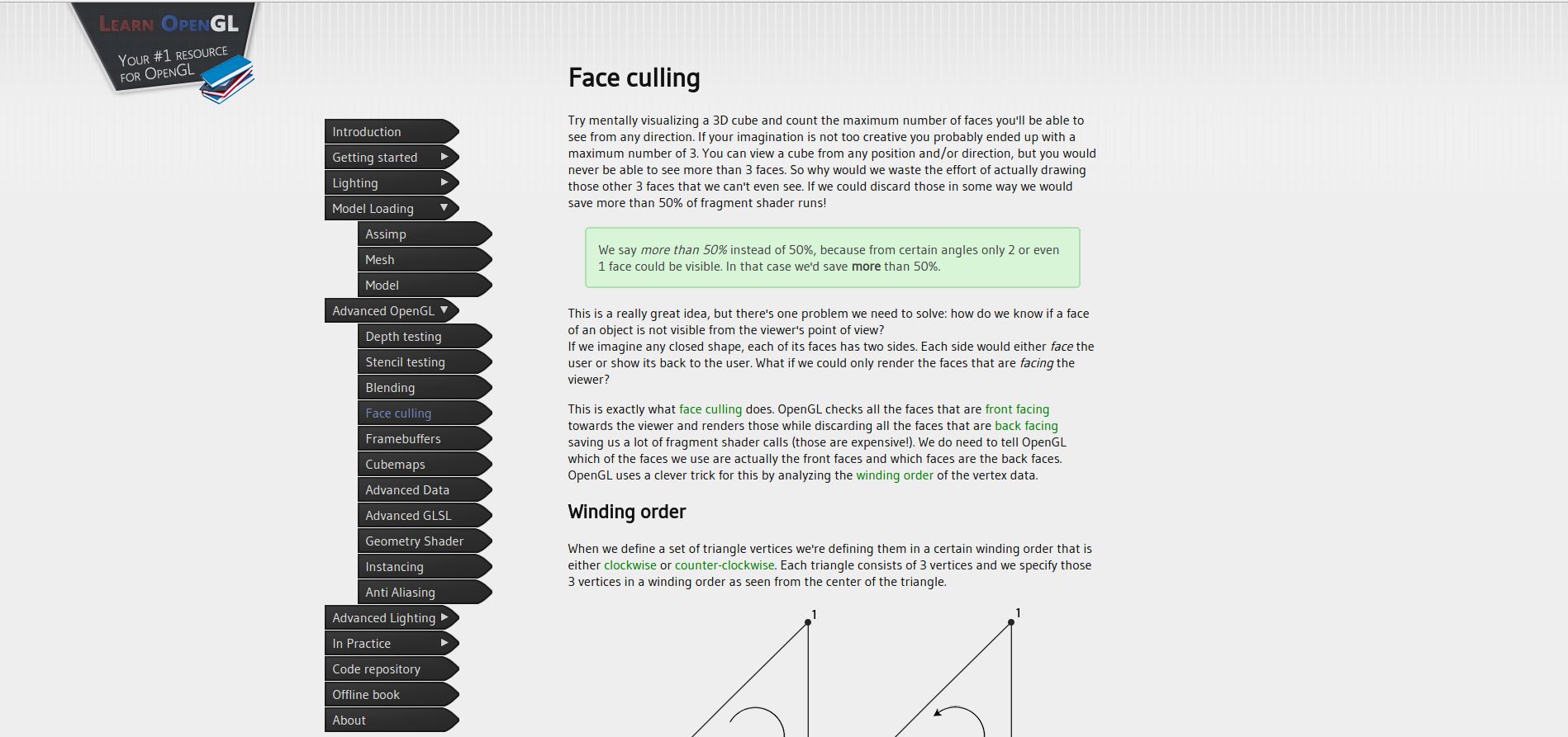 Readable Column - LearnOpenGL.com