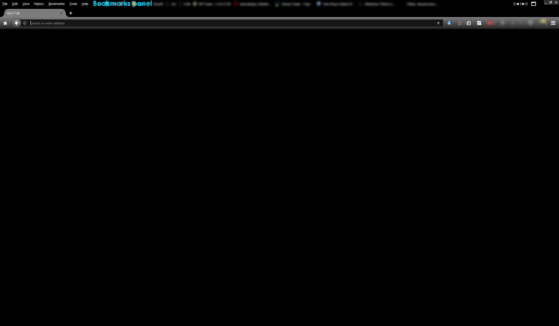 Black styles — Mozilla – about:blank