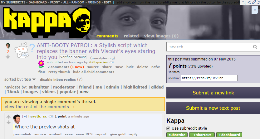 ANTI-BOOTY PATROL (for /r/kappa)