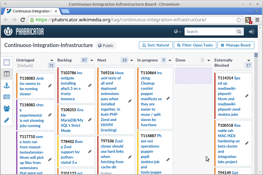 Phabricator - show all workboard columns on screen