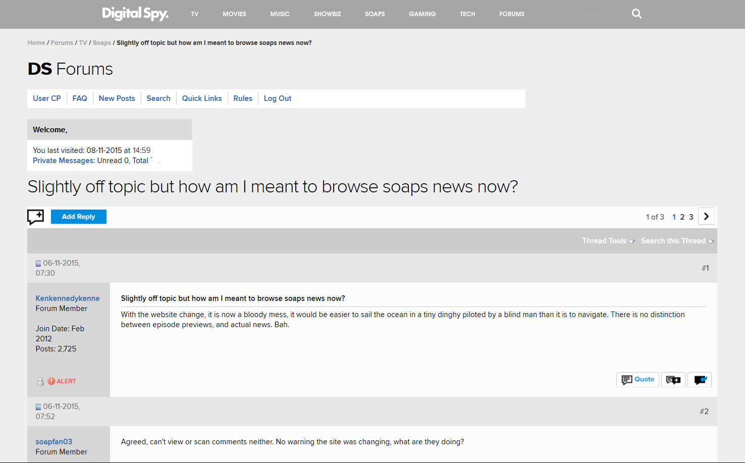 Digital spy Standard  , Menu fix, Width 100%