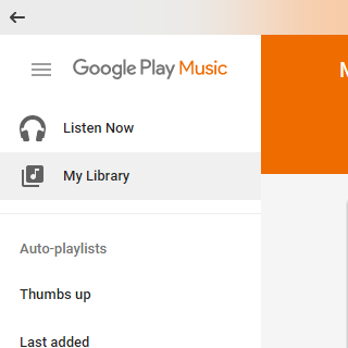 Hide shop and subscribe in Google Play Music