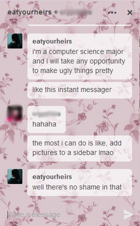 Customizable Tumblr Messager (5 Image Options)