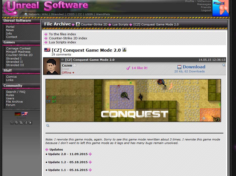 UnrealSoftware.de Pink Theme