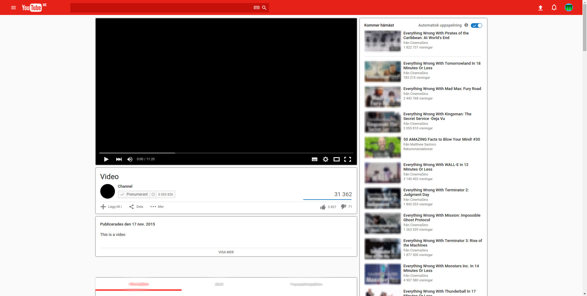 Material YouTube