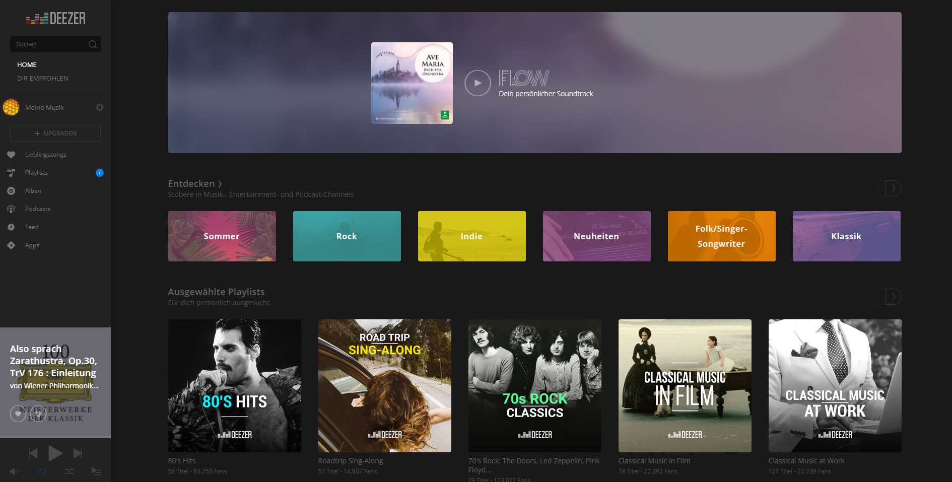 Deezer - Dark Theme