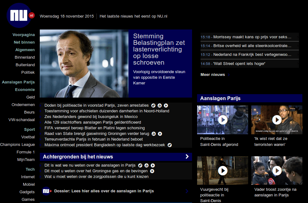 NU.NL - Dark and Clean