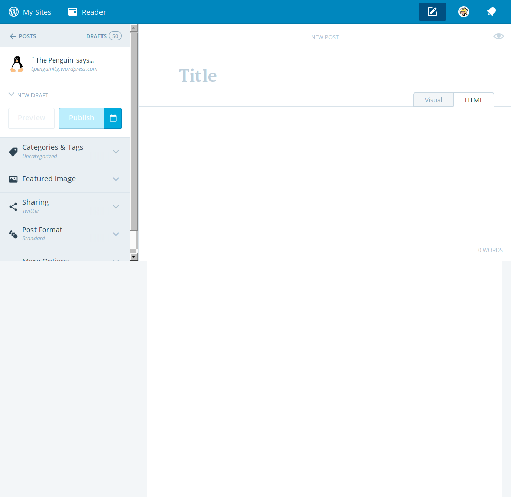 Widen new WordPress.com editor