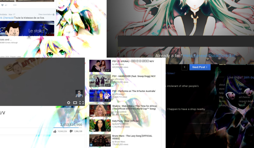 Custom background for a lot of websites