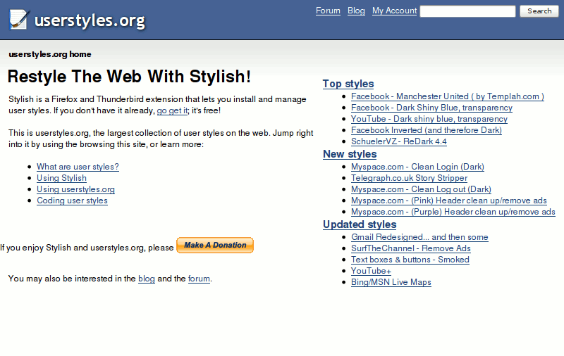 userstyles.org - Refreshed