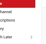 Remove number next to subscriptions