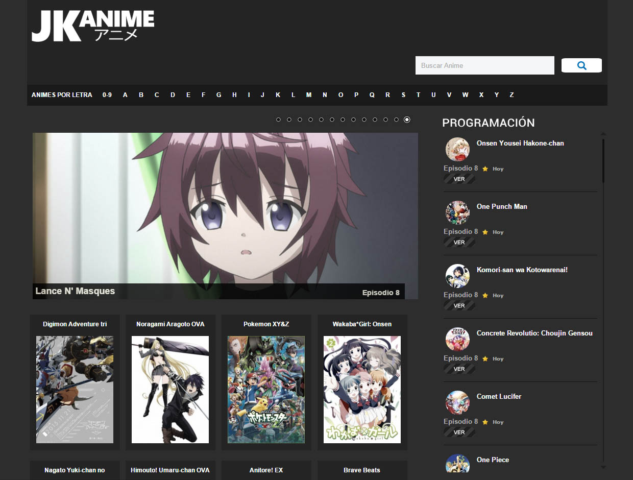 JKAnime Dark Theme / No Ads