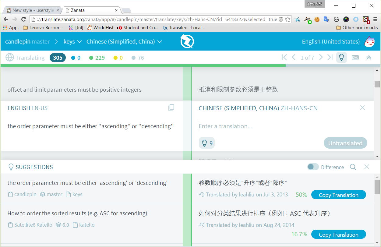 Override all translated string fonts
