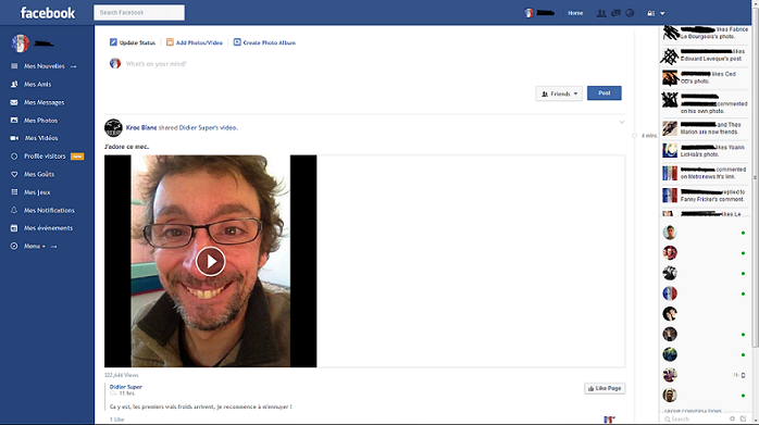 Facebook Flat By Chewbaka
