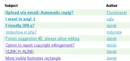 Distinguish visited links