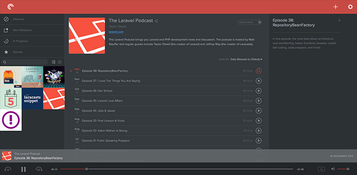 Pocket Casts Night Mode (Complete)